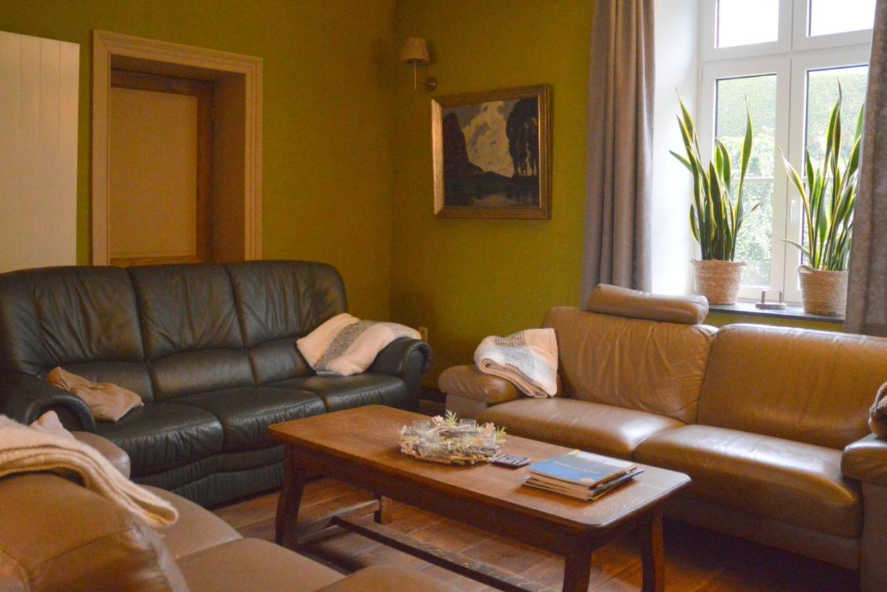 Aux 4 Saules De 4 Wilgen Bed & Breakfast Modave Eksteriør bilde