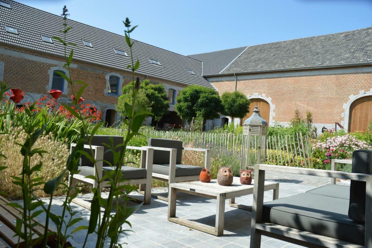 Aux 4 Saules De 4 Wilgen Bed & Breakfast Modave Eksteriør bilde