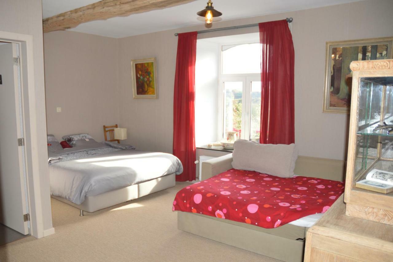 Aux 4 Saules De 4 Wilgen Bed & Breakfast Modave Eksteriør bilde