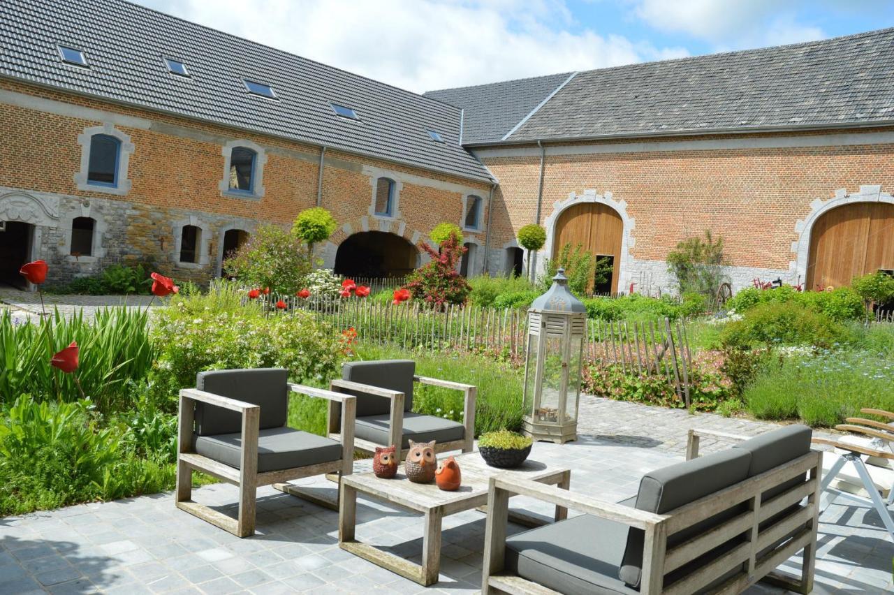 Aux 4 Saules De 4 Wilgen Bed & Breakfast Modave Eksteriør bilde